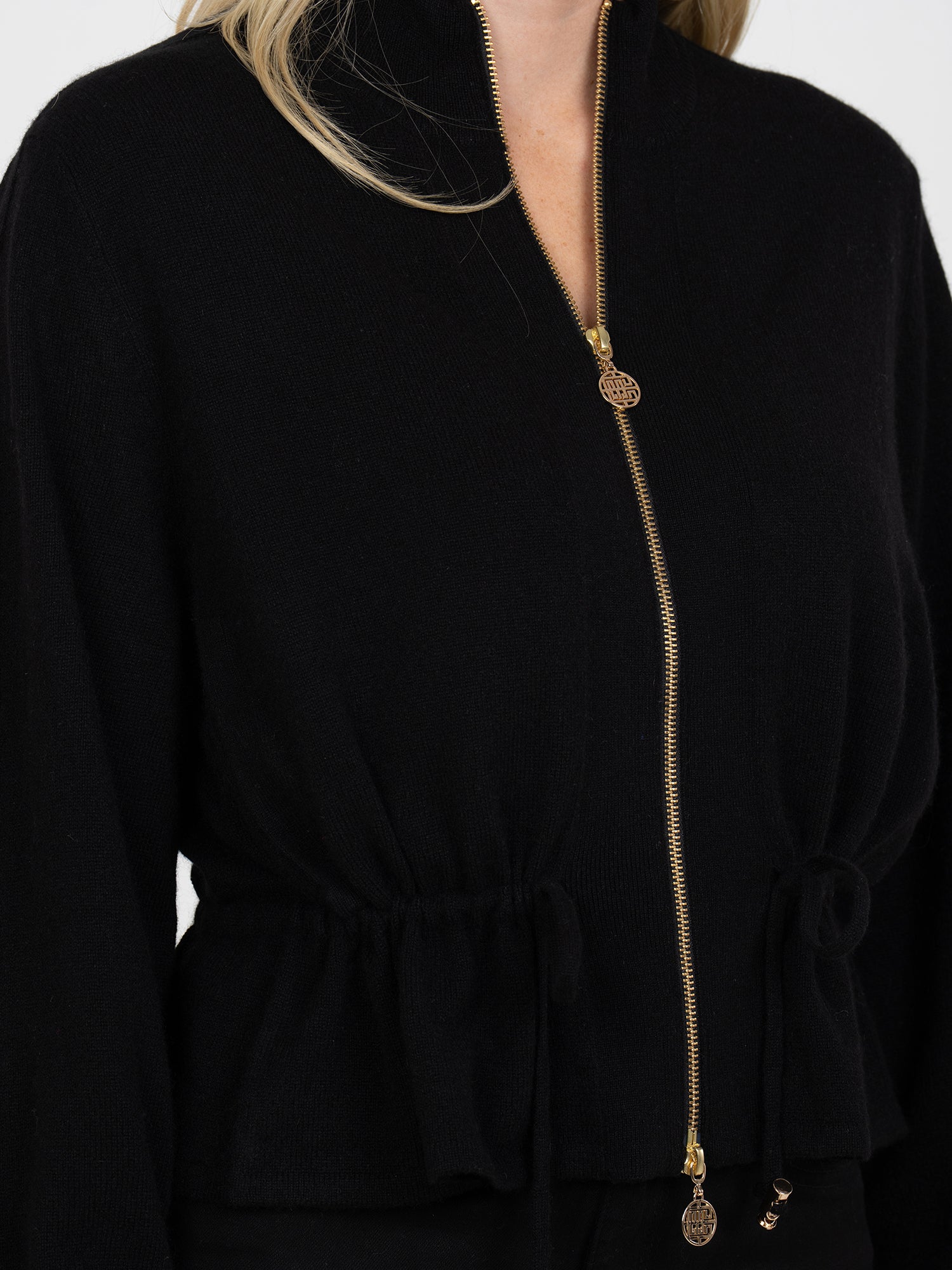 Emily McCarthy Bailey Bomber - Midnight Cashmere