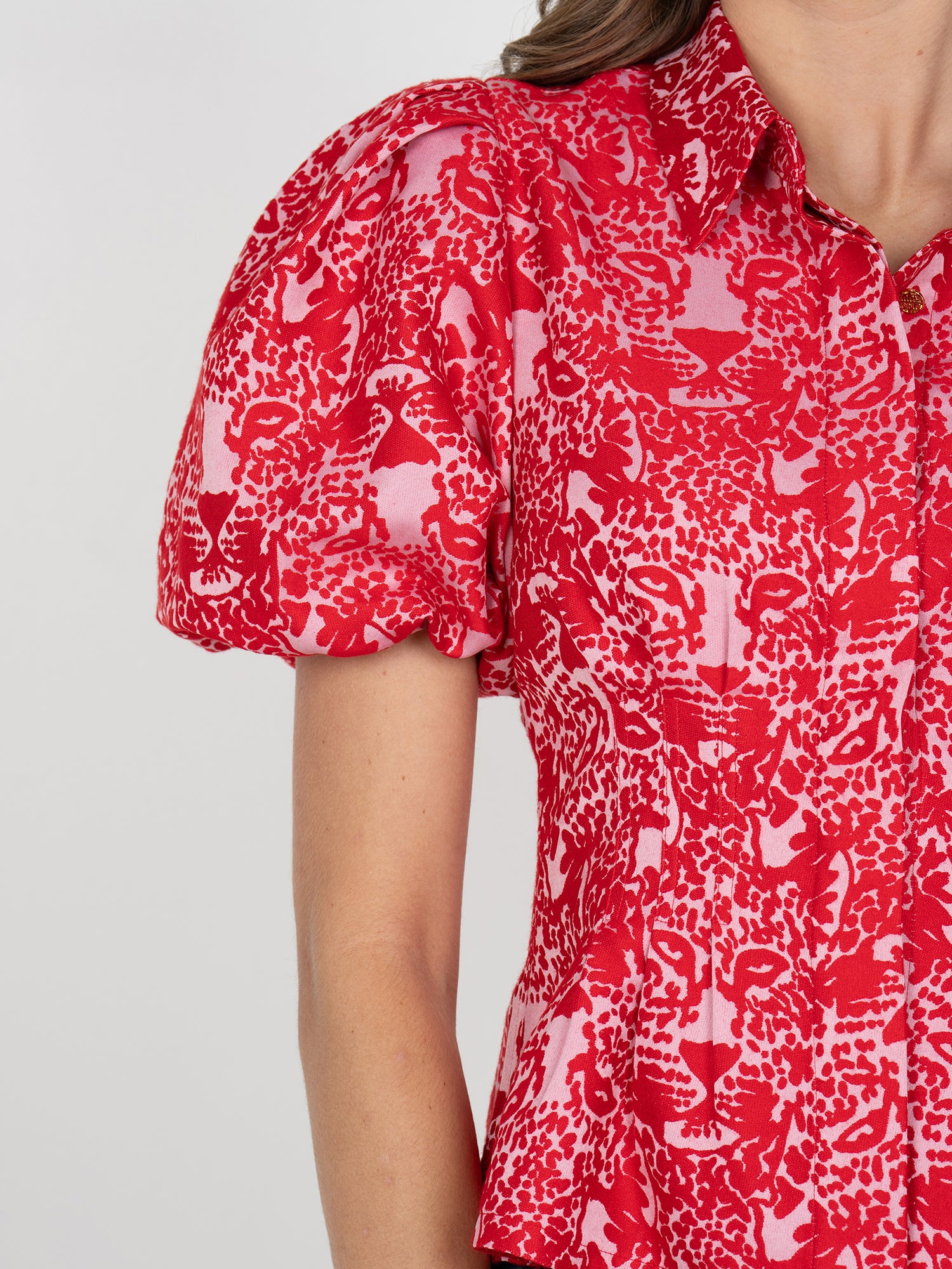 Emily McCarthy Britt Top - Cheeky Cheetah