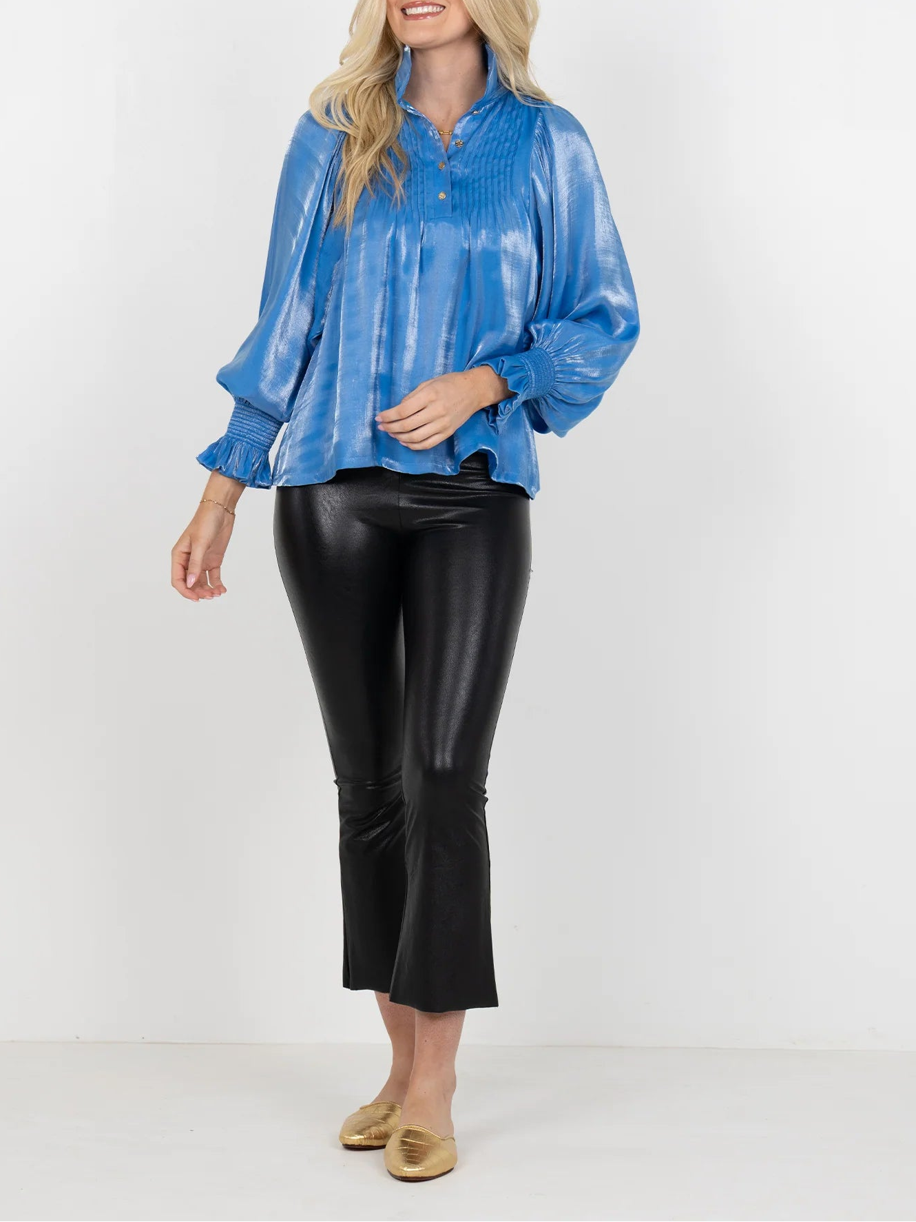 Emily McCarthy Charlotte Top - Sapphire