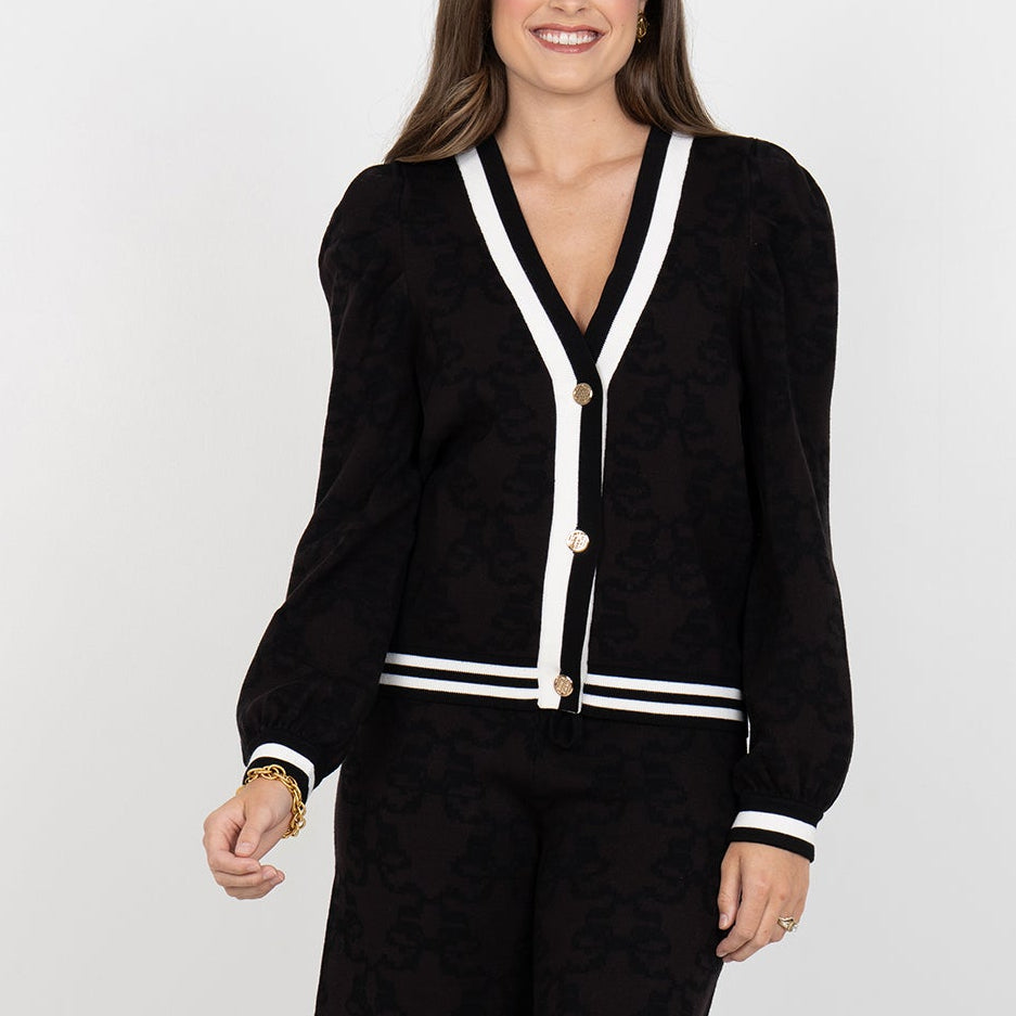 Emily McCarthy Clara Cardigan - Bow Knit