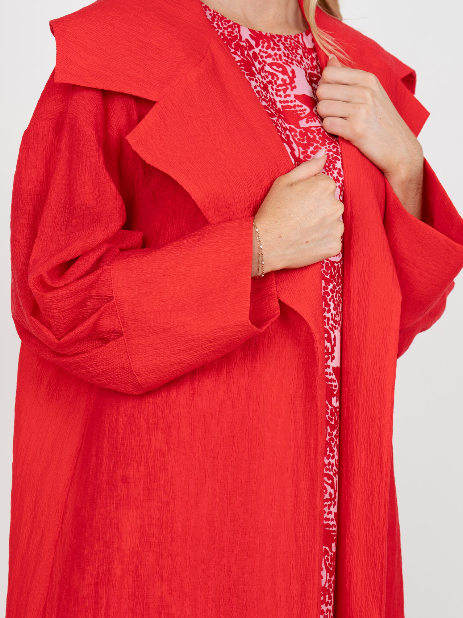 Emily McCarthy Manhattan Coat - Cardinal Red