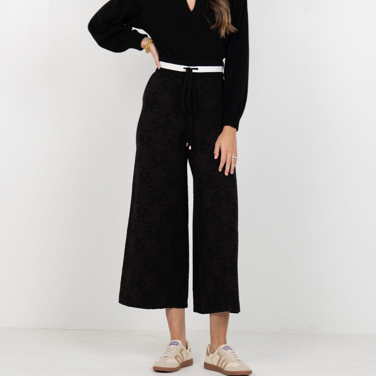 Emily McCarthy Teddy Crop Trouser - Bow