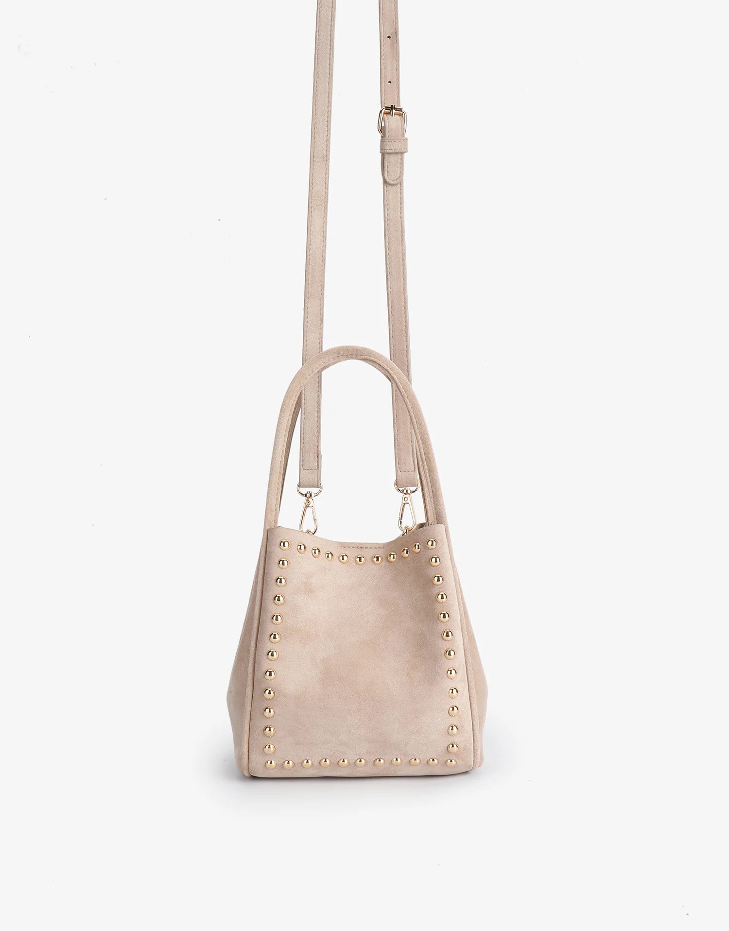 Hollace Suede Studded Tote Bag - 2 Colors
