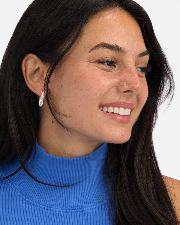 Heiress Hoops .75" Gold