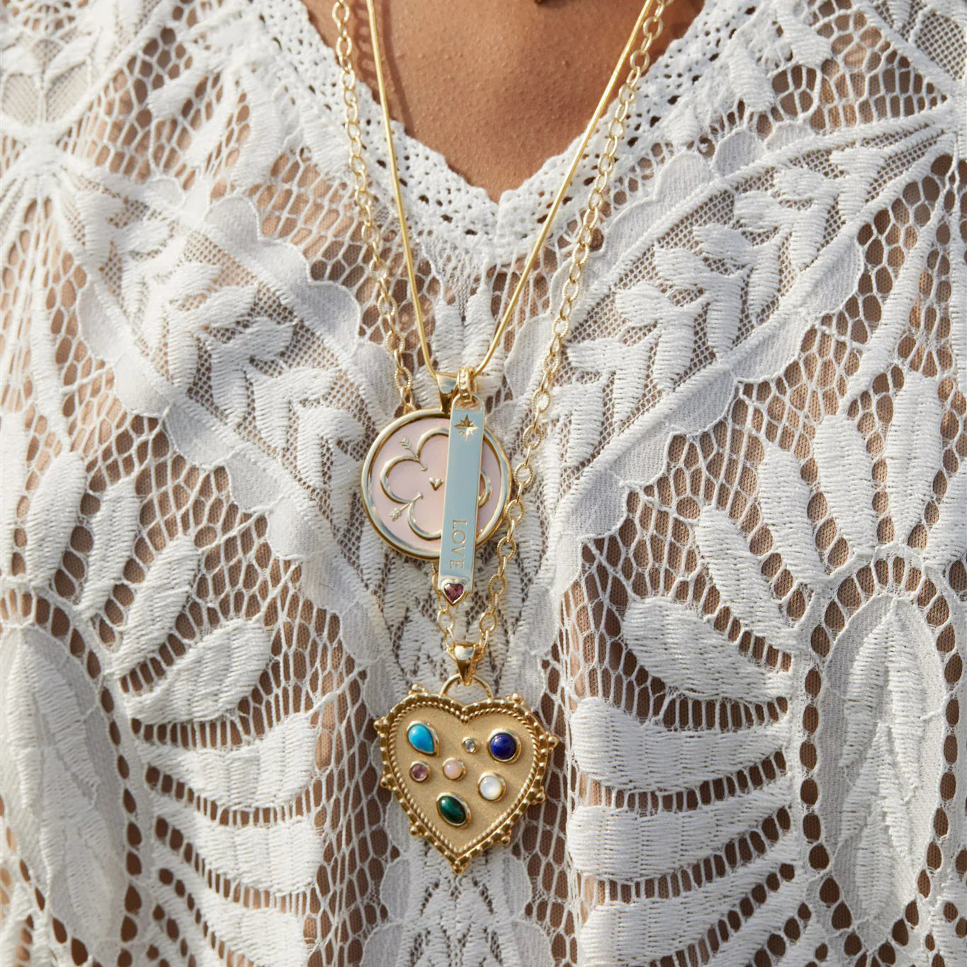 Jane Win LOVE Treasure Trove Heart Pendant