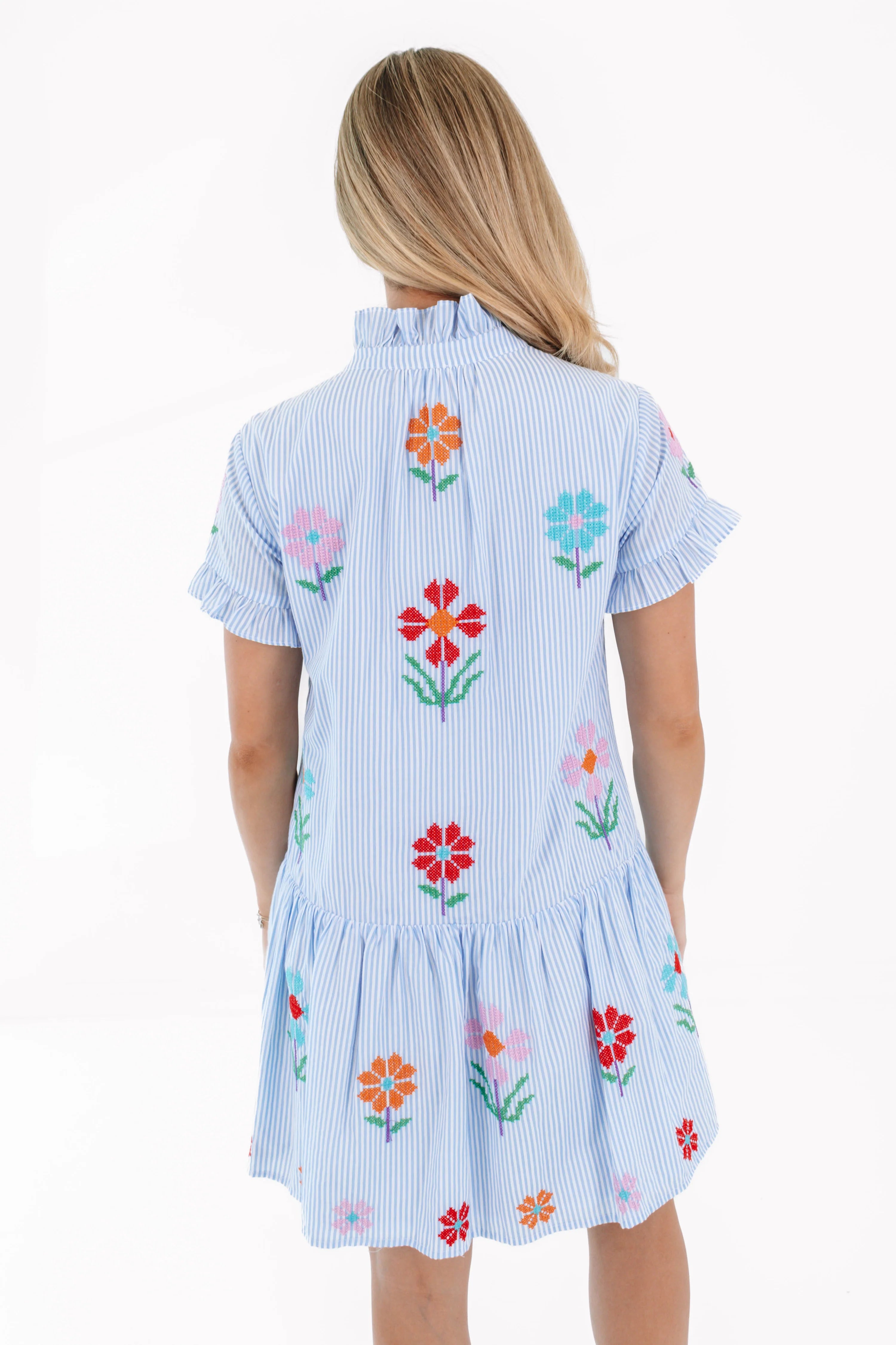 Hunter Ruffle Button Up Dress