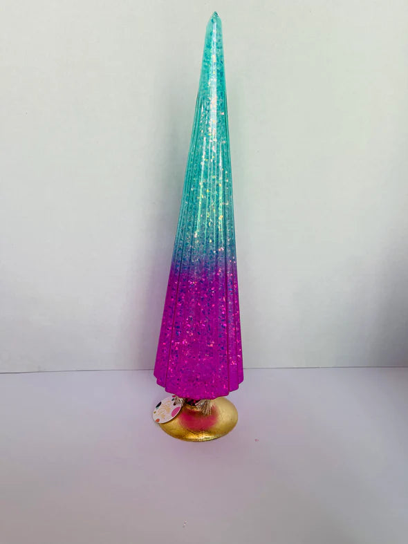 Ombre Iridescent Fluted Tree - 12 Colors