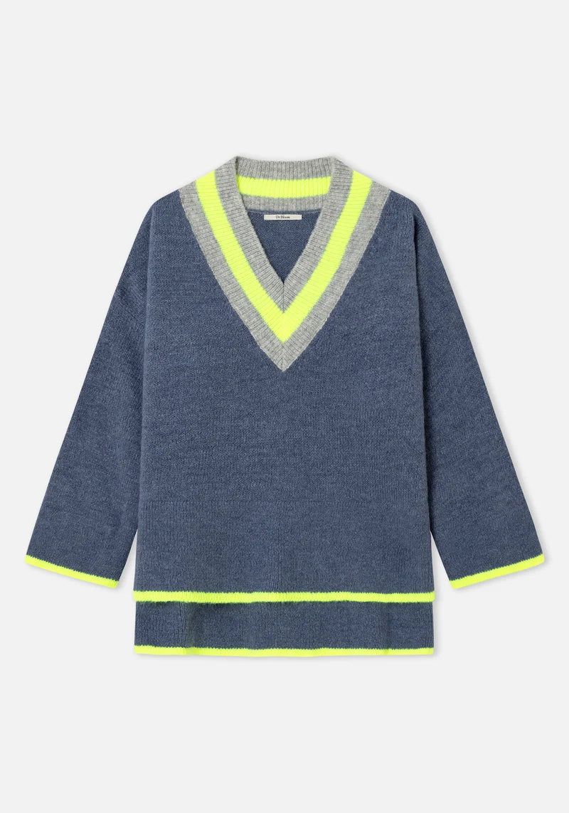 Dr. Bloom Jersey Hug Azul Sweater