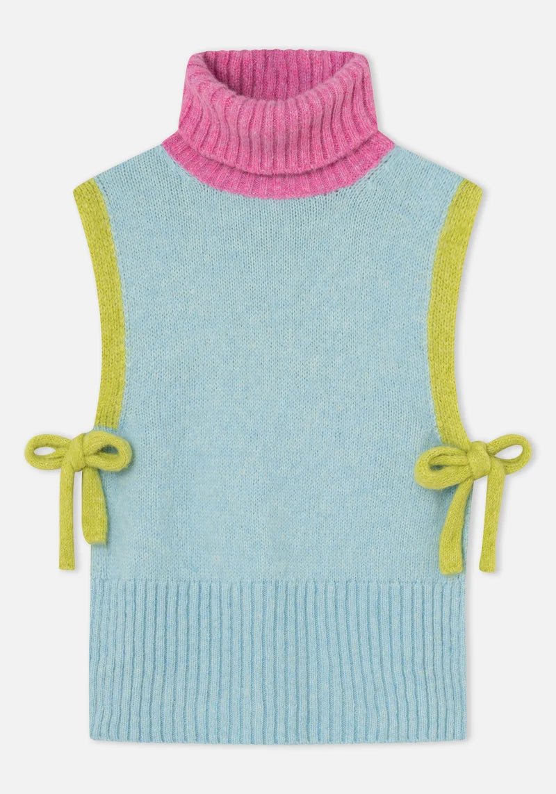 Dr. Bloom Chaleco Clue Cielo Sweater