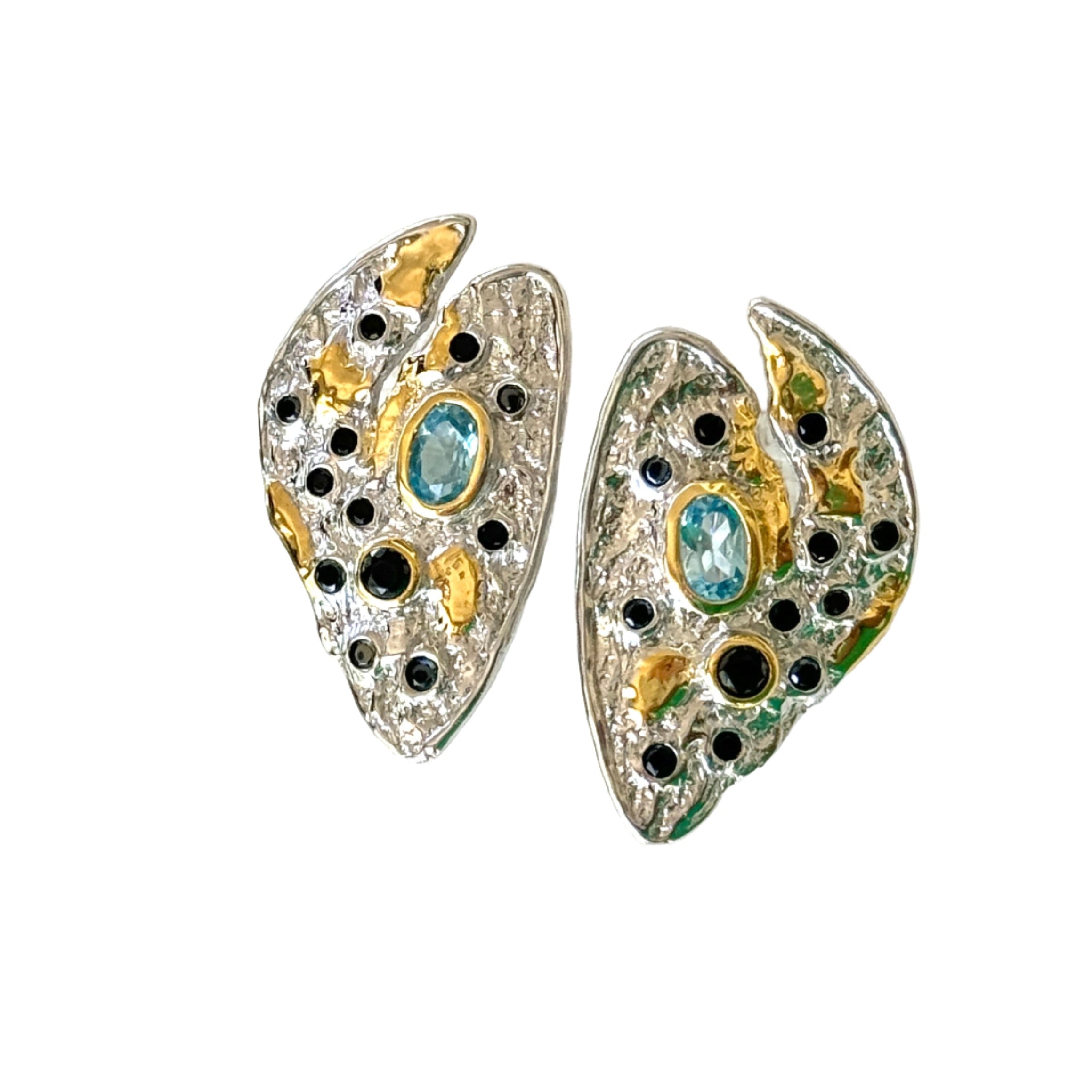 Organic Gemstone Earring