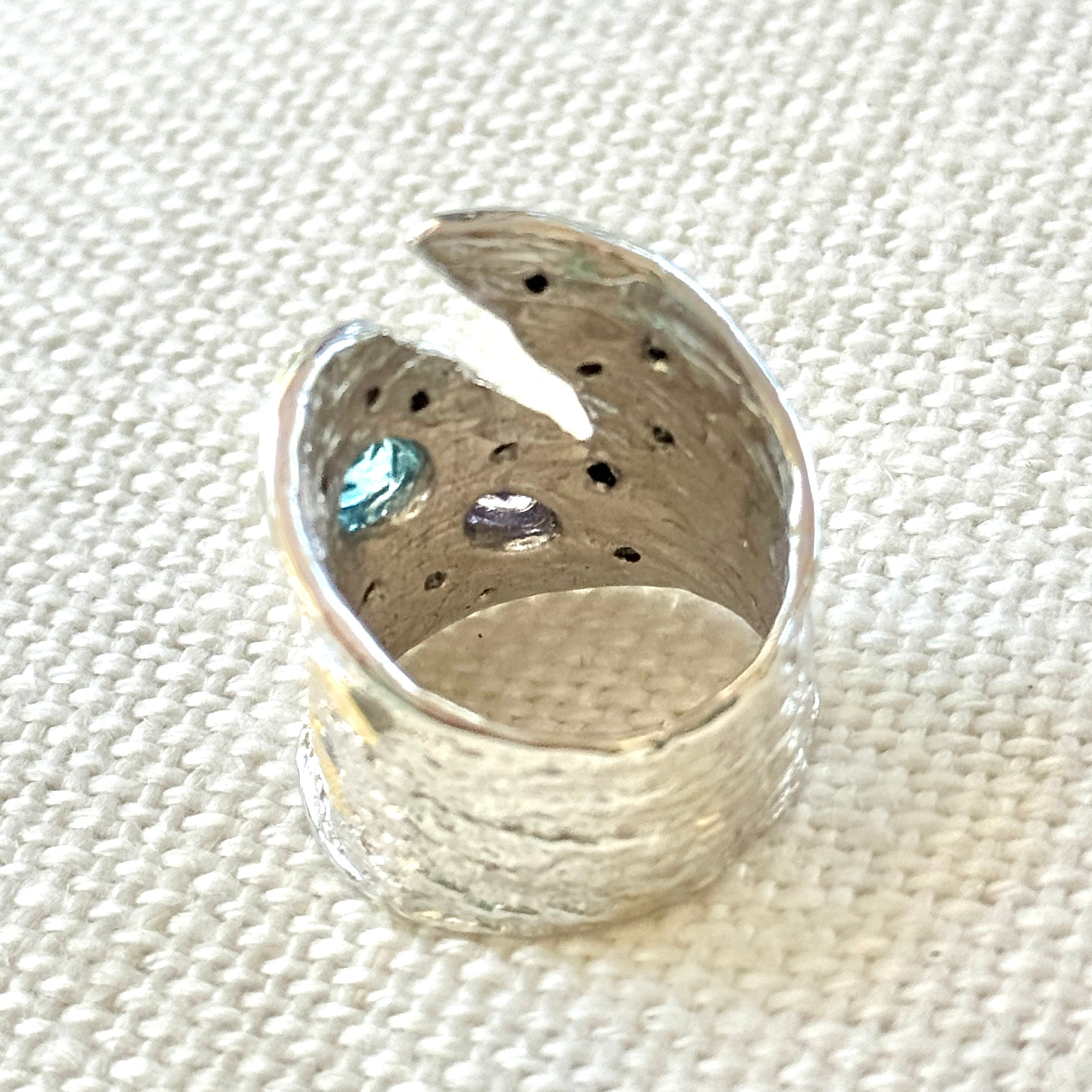 Organic Gemstone Ring