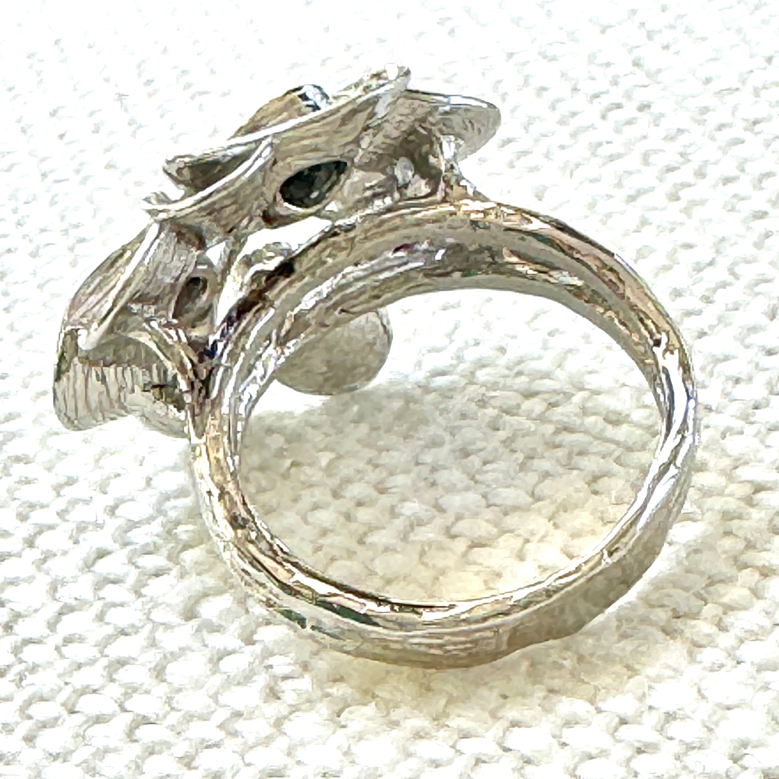 Gemstone Swirl Ring