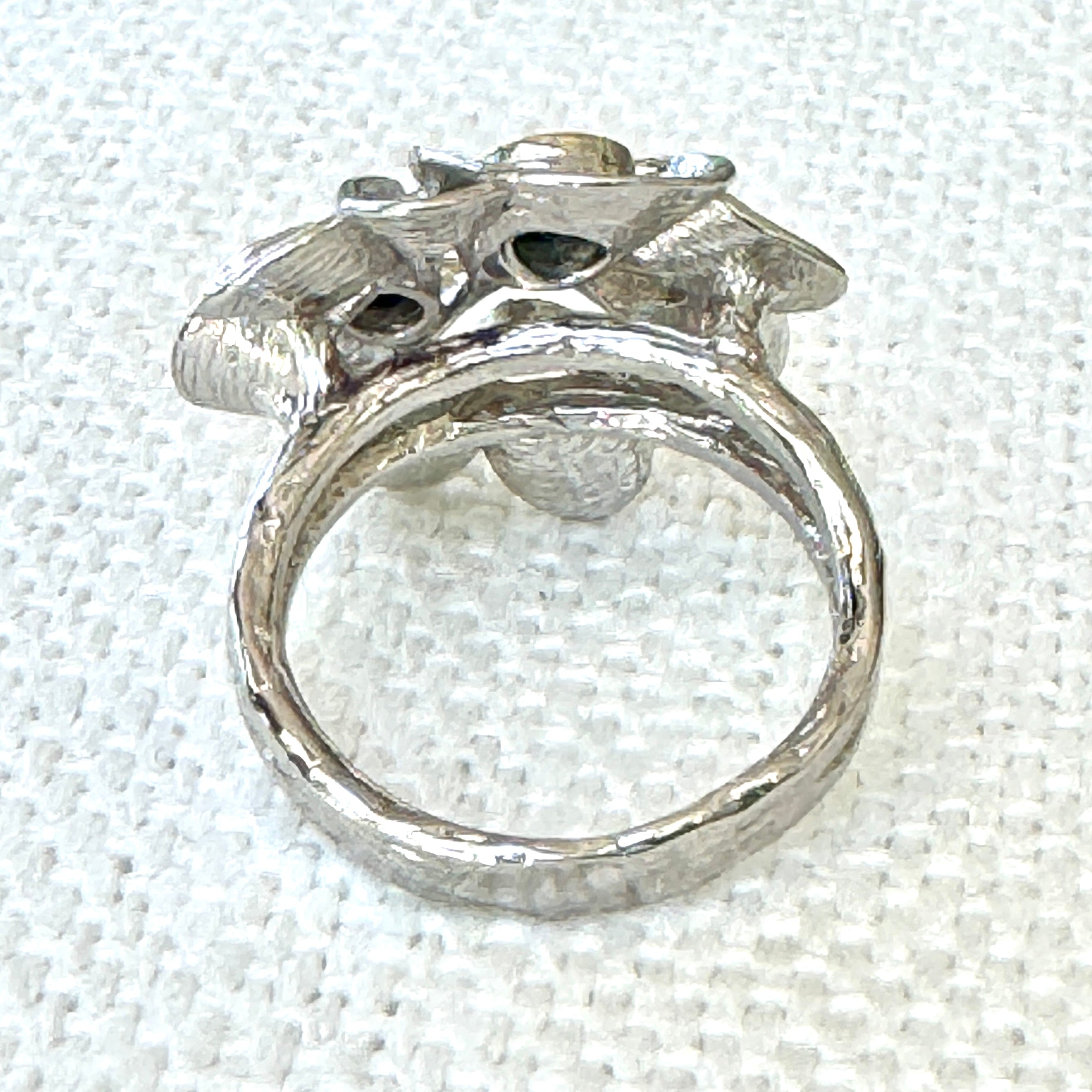 Gemstone Swirl Ring