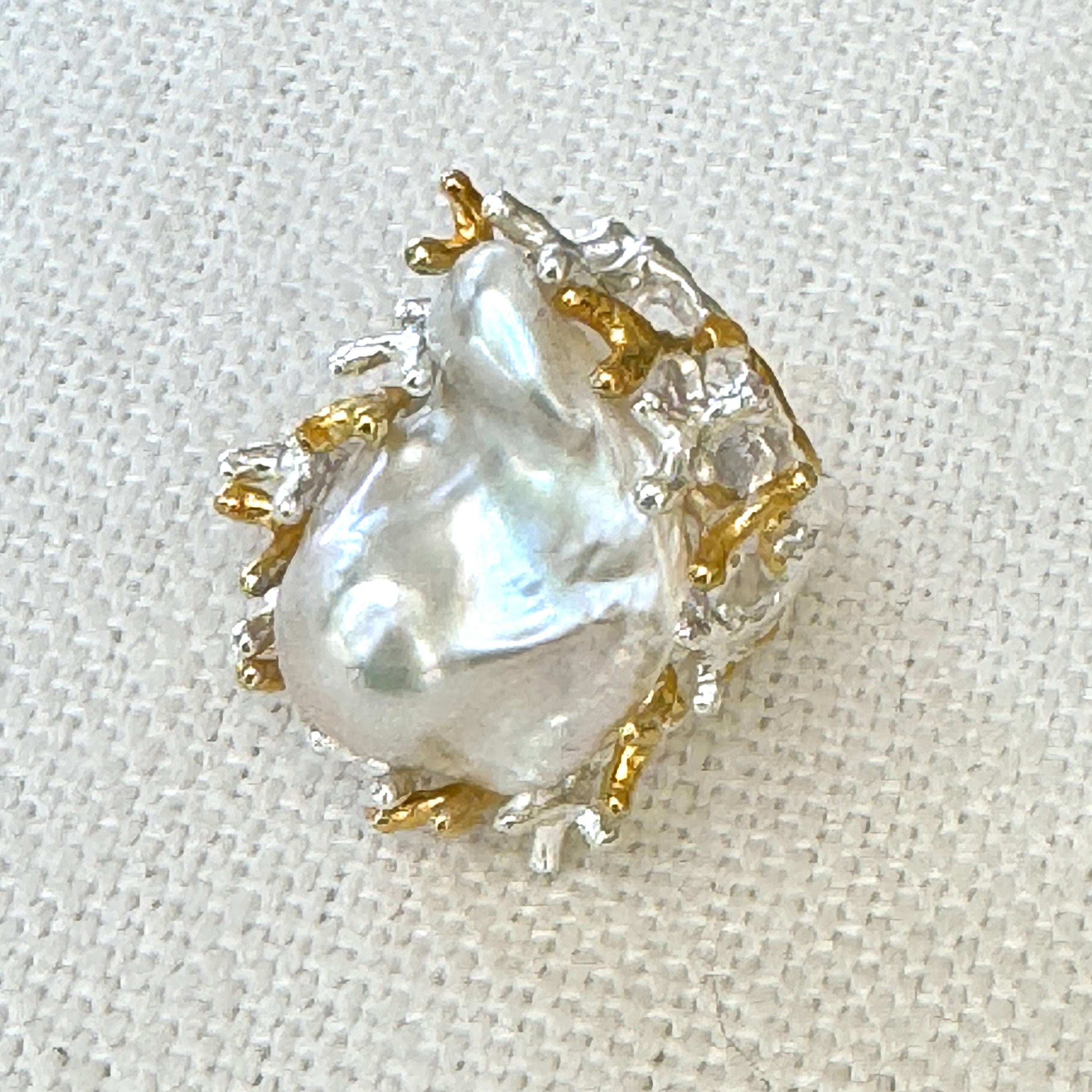 Baroque Pearl Ring - size 8