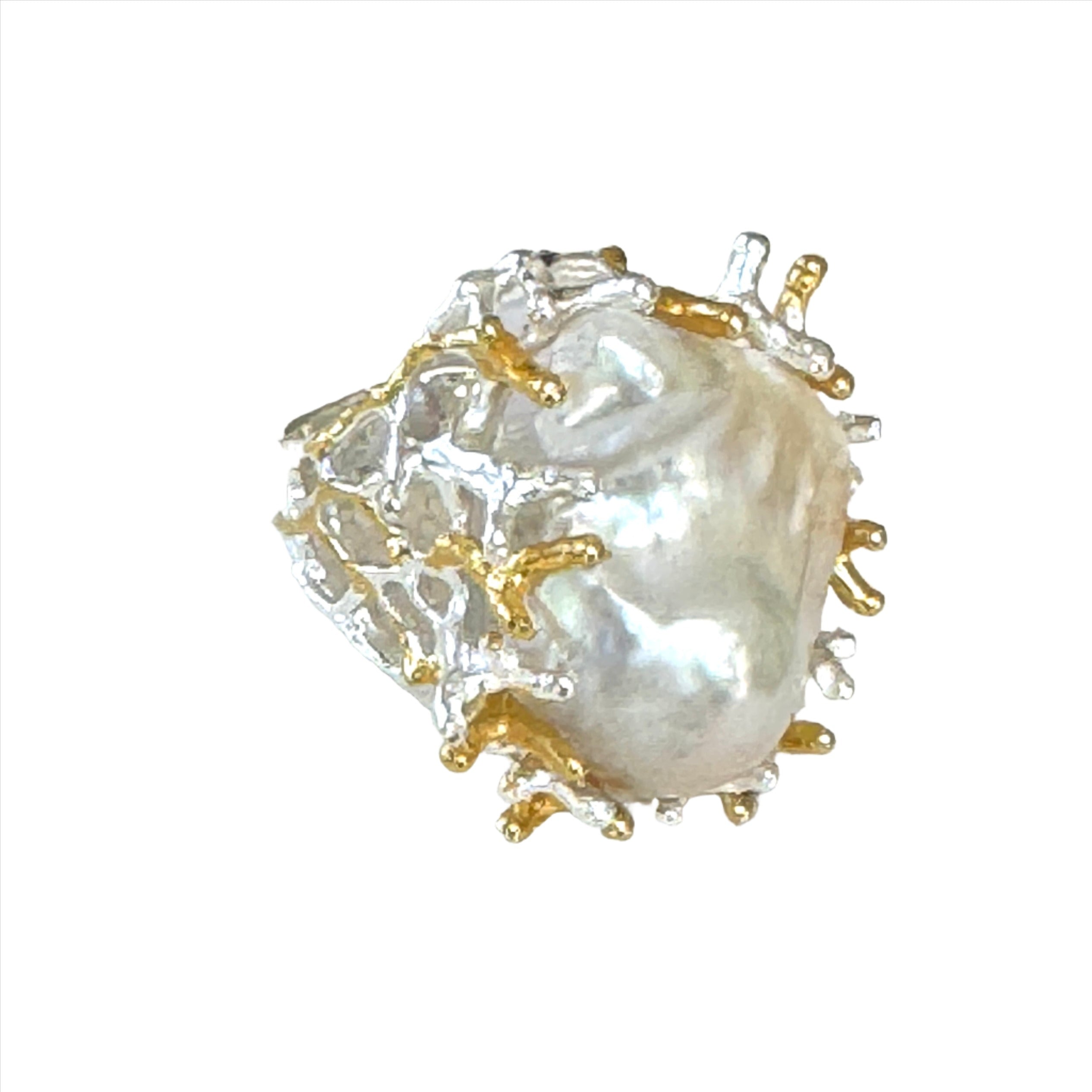 Baroque Pearl Ring - size 8