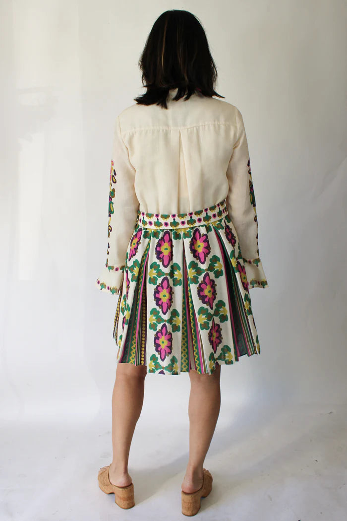 Maris Printed Mini Shirt Dress