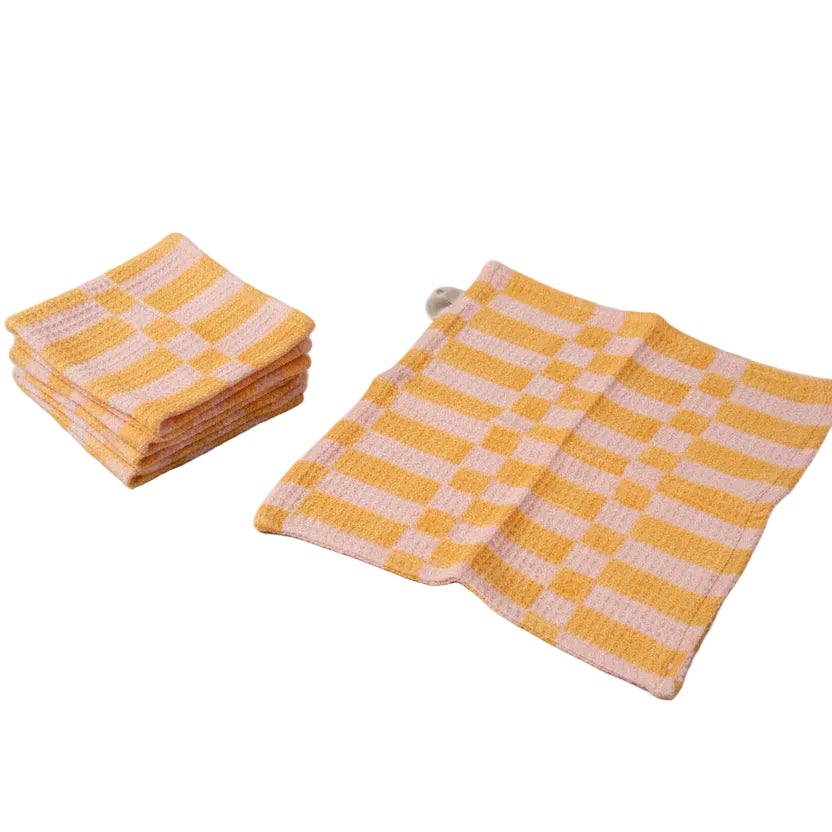 Cotton Waffle Weave Dish Cloth - 3 Colors