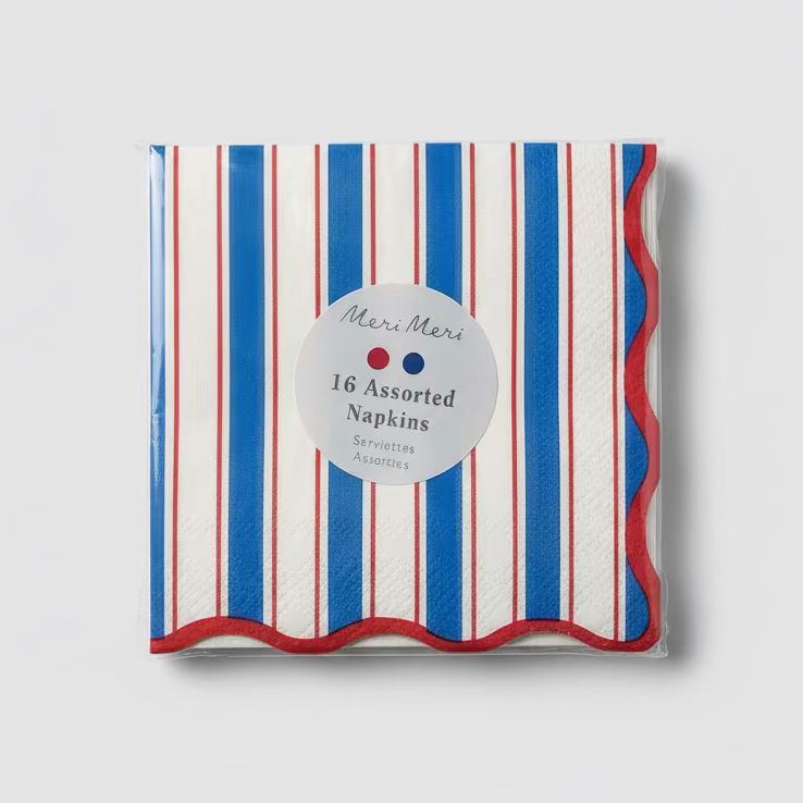 Nautical Striped Small Napkins