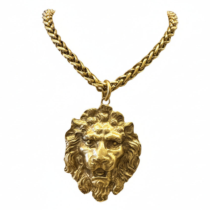 Lion Head Necklace