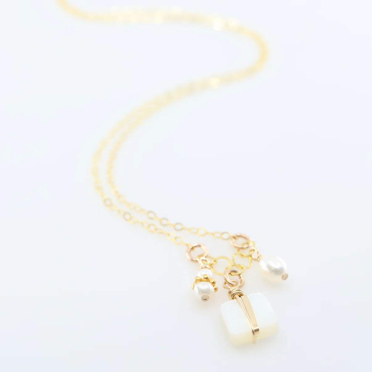 J. Mills Mother of Pearl Necklace