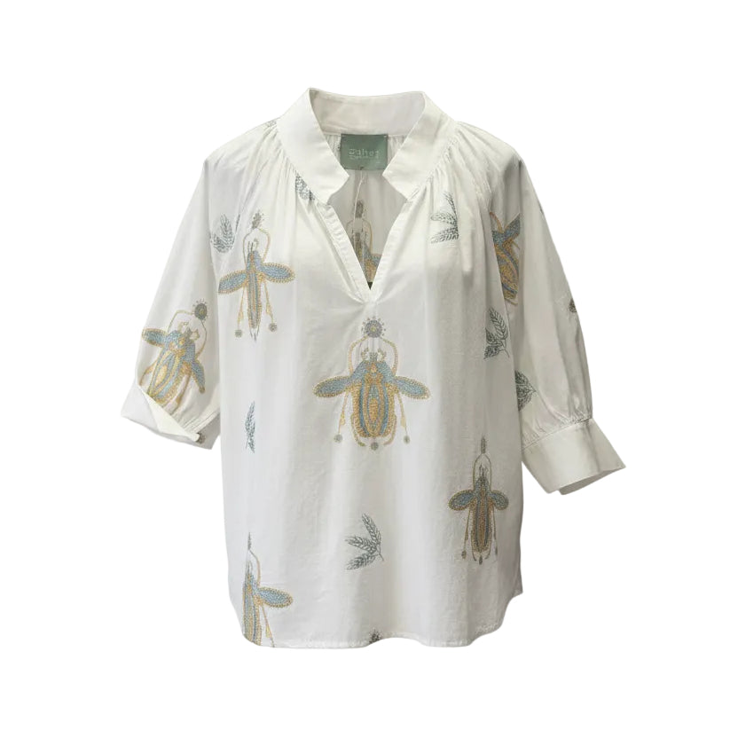 AETHER White Scarab Top