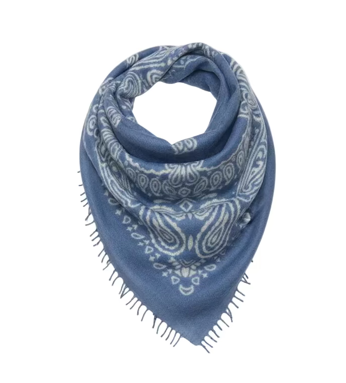 Cashmere Eyelash Bandana Scarf