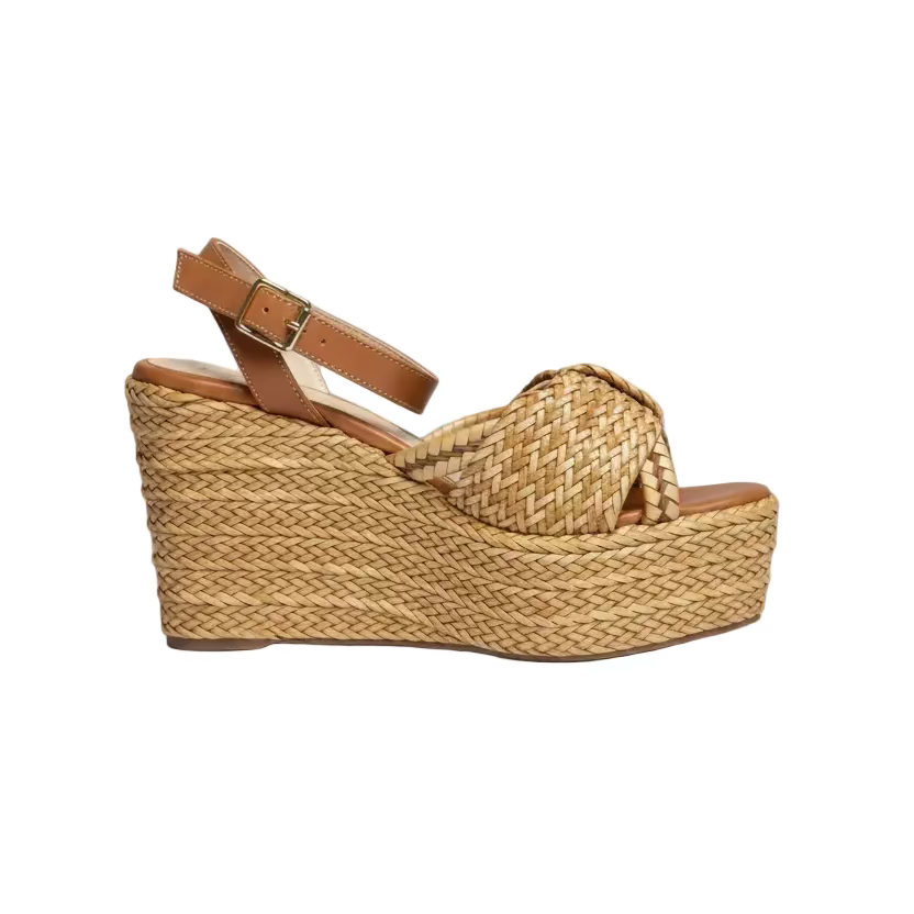 Joan Wedge Woven Sandals - 2 Colors