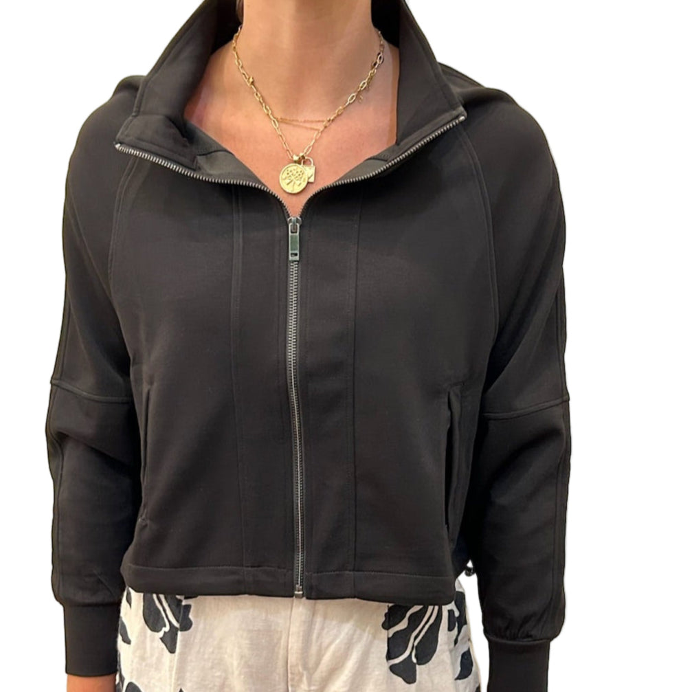 Lior Zella Front Zip Jacket - Black