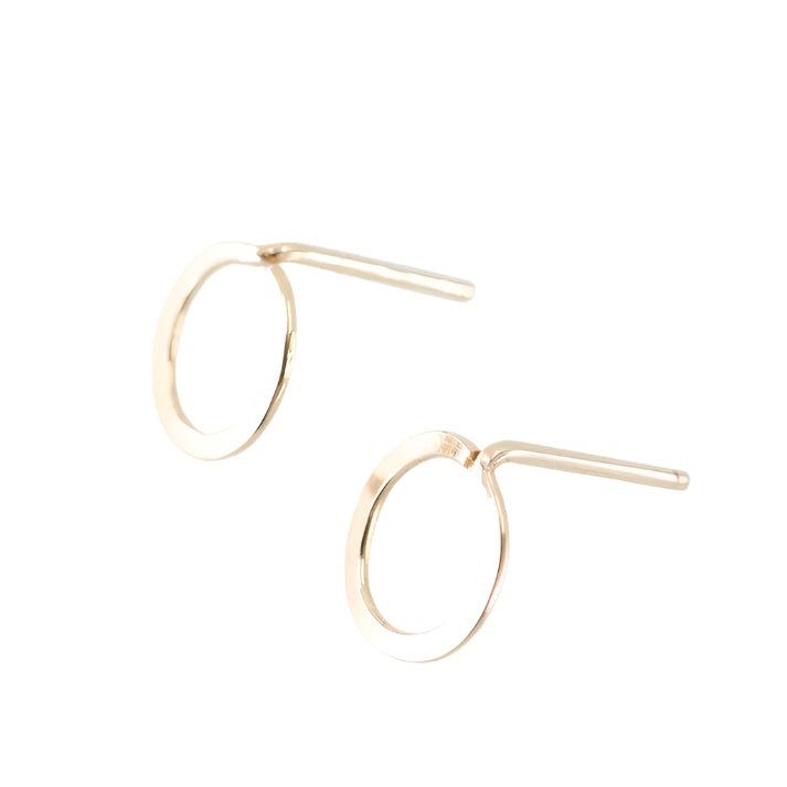 J. Mills Tiny Forged Circle Studs