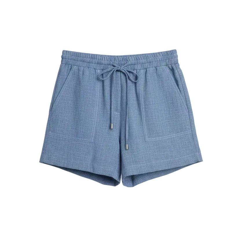 Chambray Short Set
