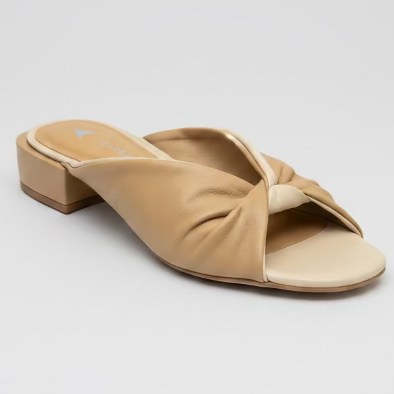 Carrano Adeline Slide Leather Sandal