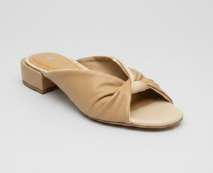 Carrano Adeline Slide Leather Sandal