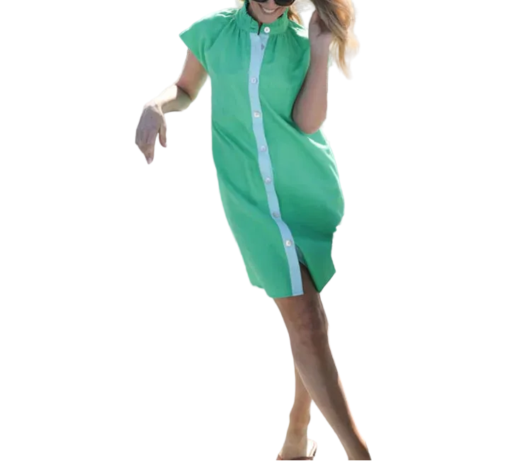 NAVY BLEU Bennett Dress - Green