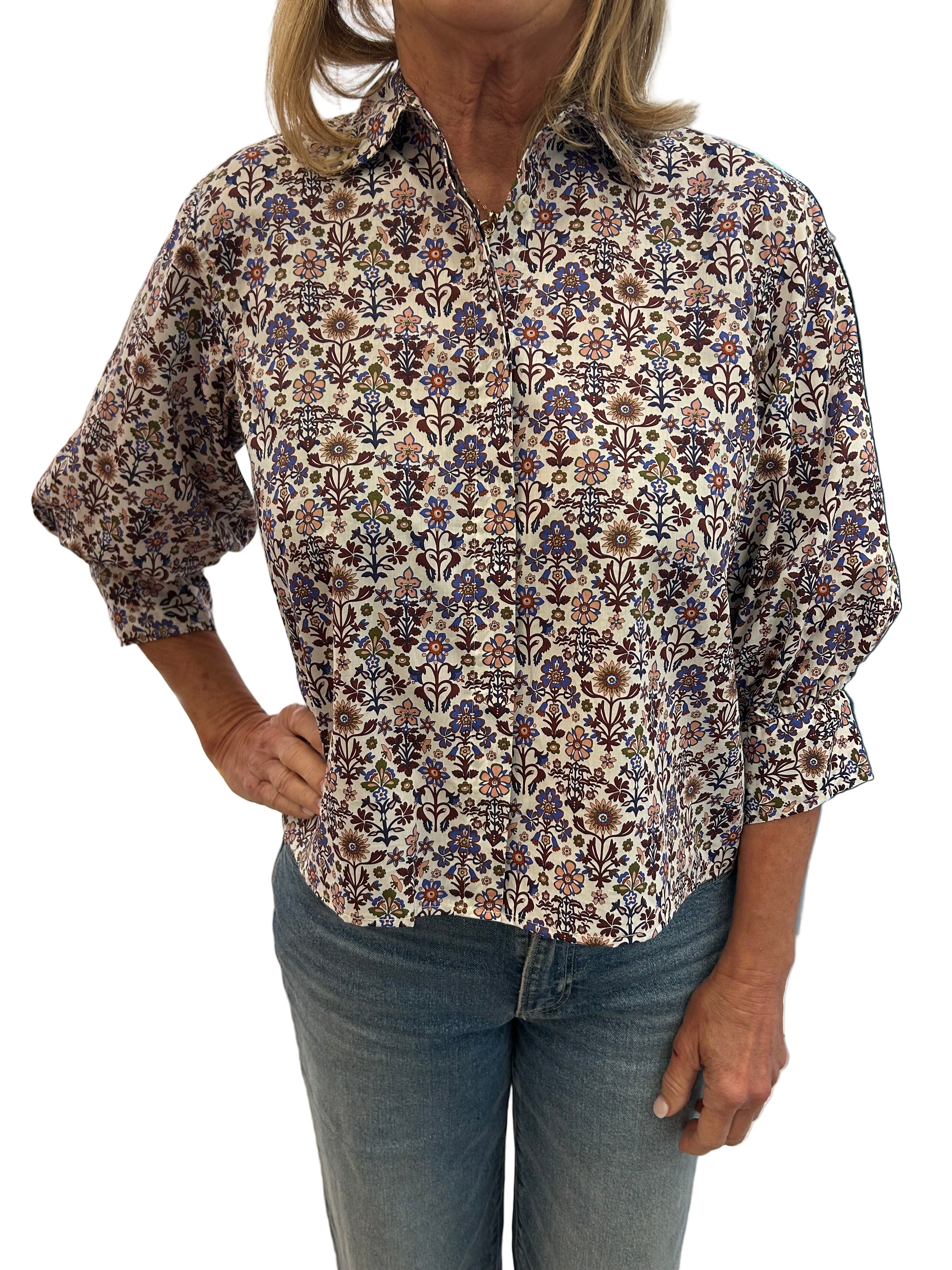 The Little Project Esme Shirt - Plum Floral