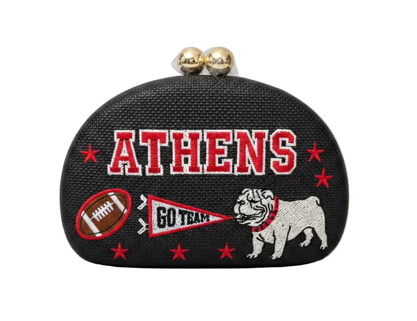 Gameday Embroidered Clutch | 2 Styles