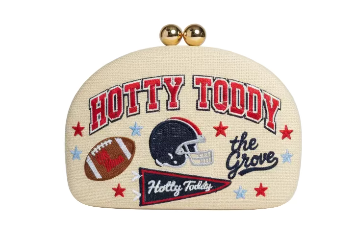 Gameday Embroidered Clutch | 2 Styles