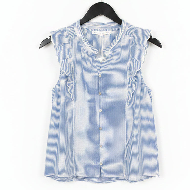 Melissa Nepton Bacca Blue Pin Stripe