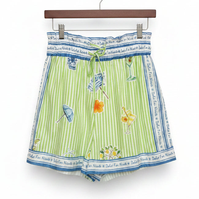 Islapayal Shorts - Martini Green