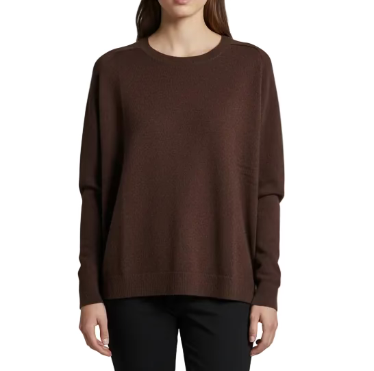 Facile Crewneck Sweater | Espresso - One Size