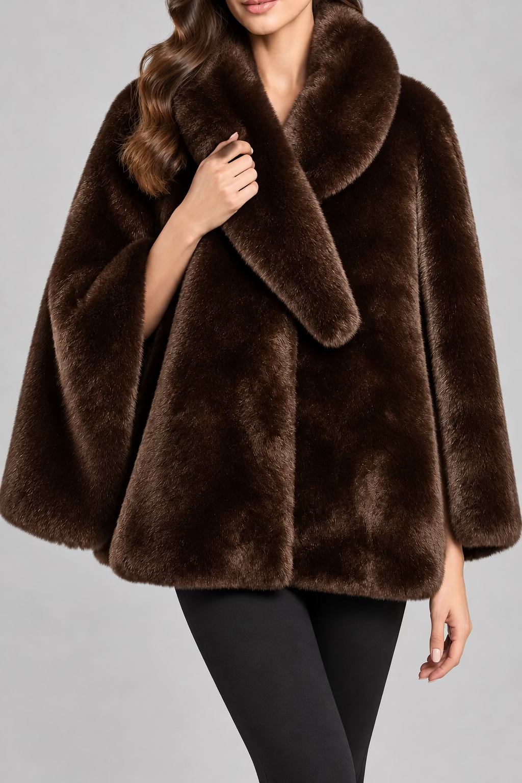 Faux Fur Cape | 2 Colors