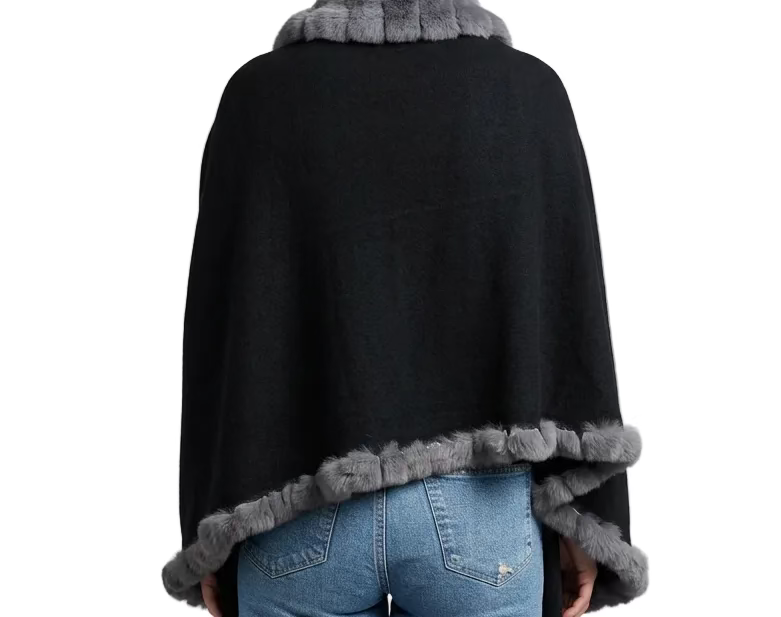 Wrap Scarf | Ombre Black