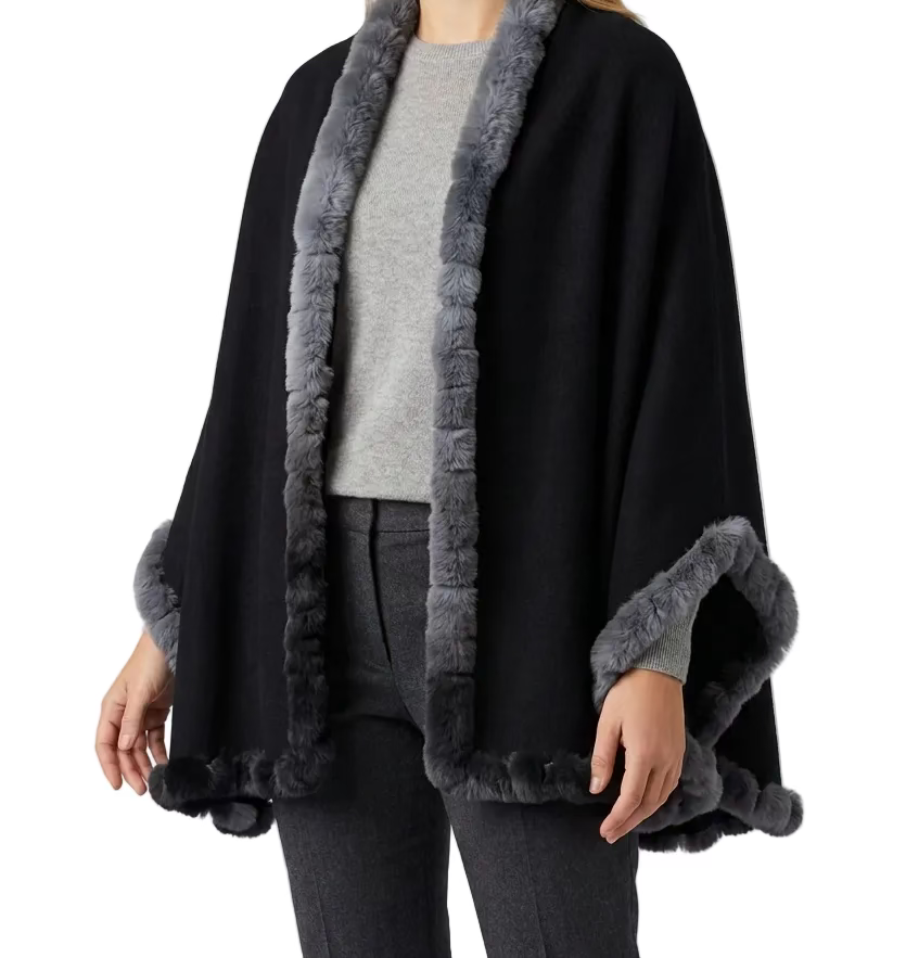 Wrap Scarf | Ombre Black