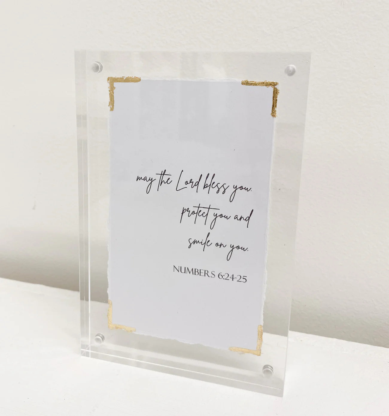 Scriptures in Acrylic Frames - 4x6 (multiple variants)