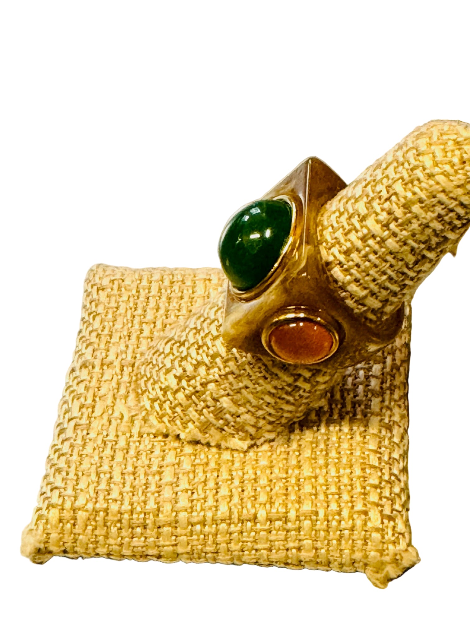 Lucas Jack Granite Resin Ring - Green Quartz