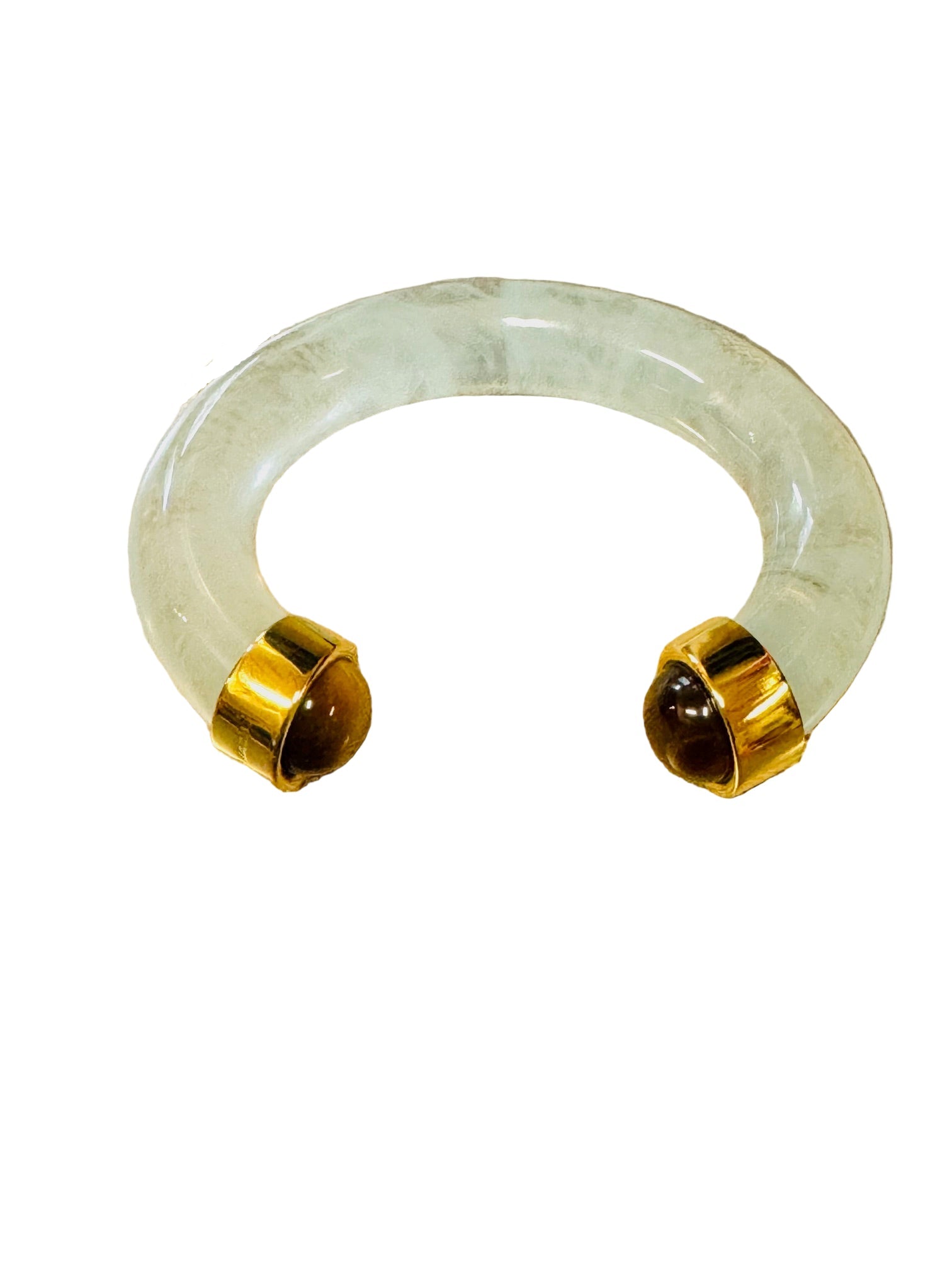 Lucas Jack Tiger Eye Bangle - Sky Blue