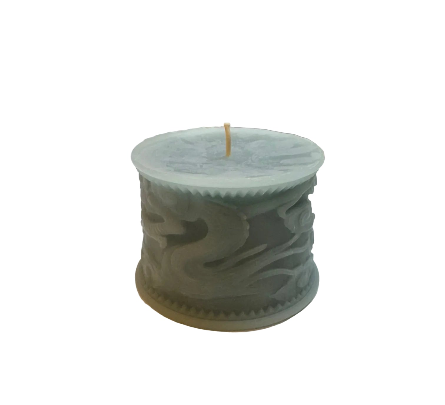 Asian Dragon Candle - Cream or Green