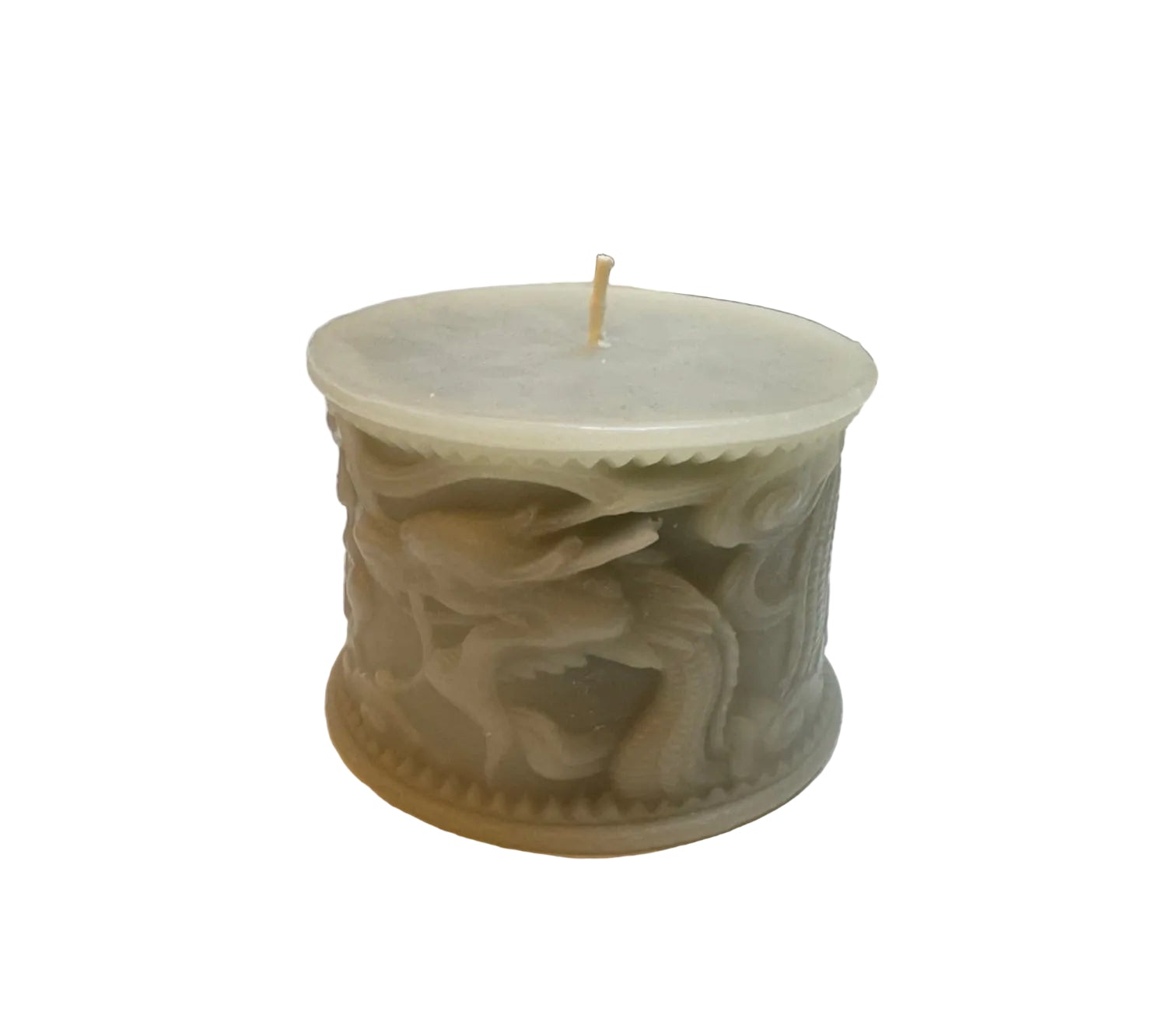 Asian Dragon Candle - Cream or Green