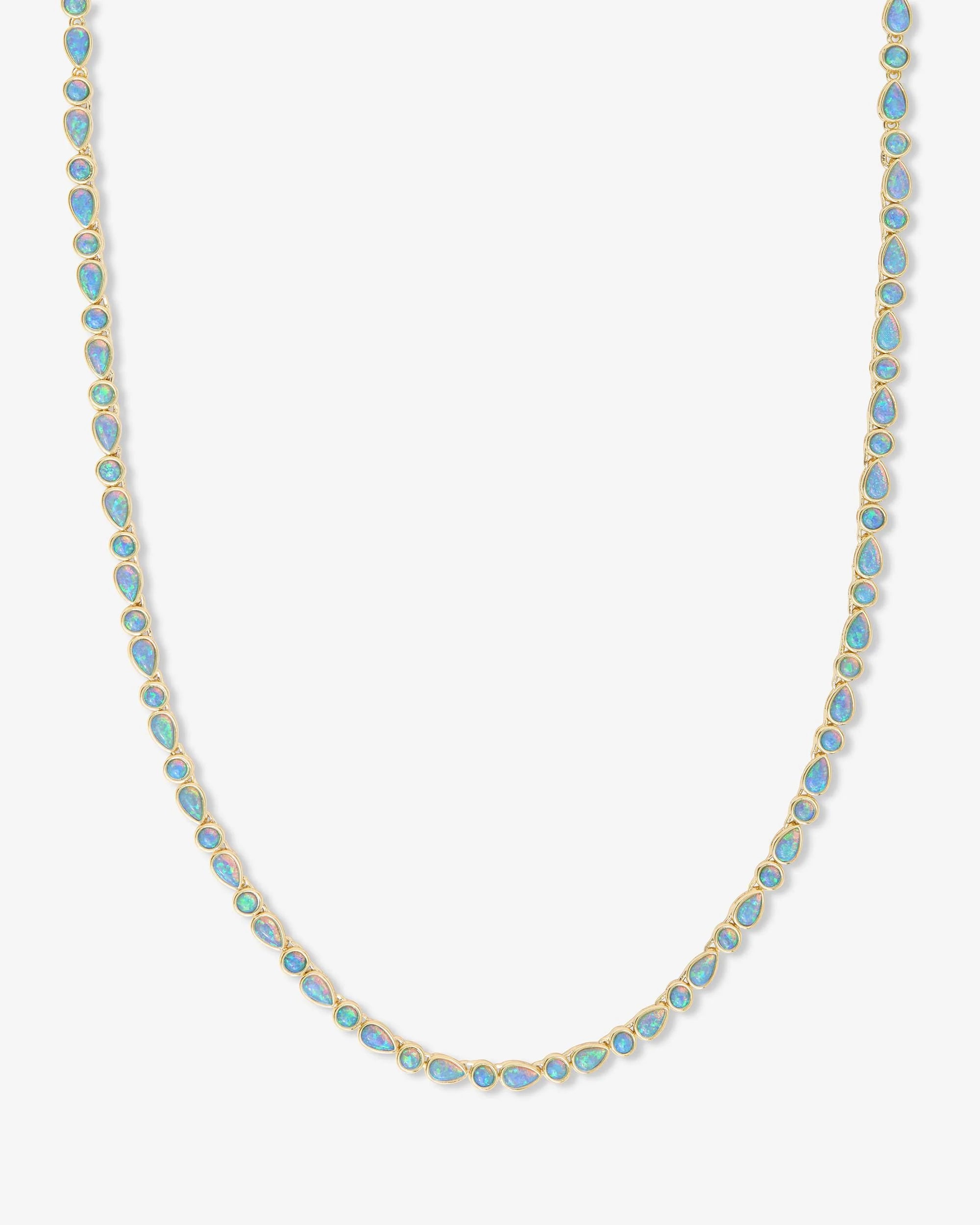 Melinda Maria Isla Tennis Necklace 16"