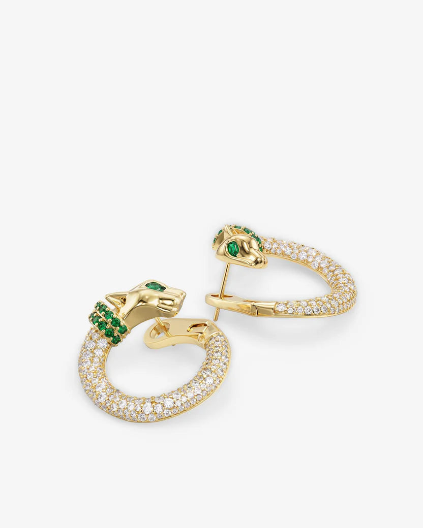 Melinda Maria Jaguar Pave Illusion Hoops