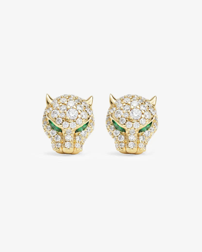 Melnda Maria Jaguar Pave Studs